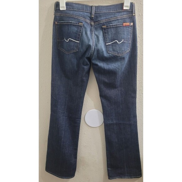 7 For All Mankind Bootcut Denim Blue Jeans Size 29 - Picture 14 of 14